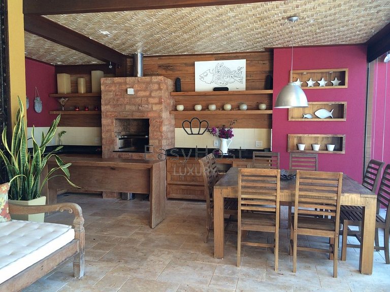 Aluguel de casa pé na areia em Búzios