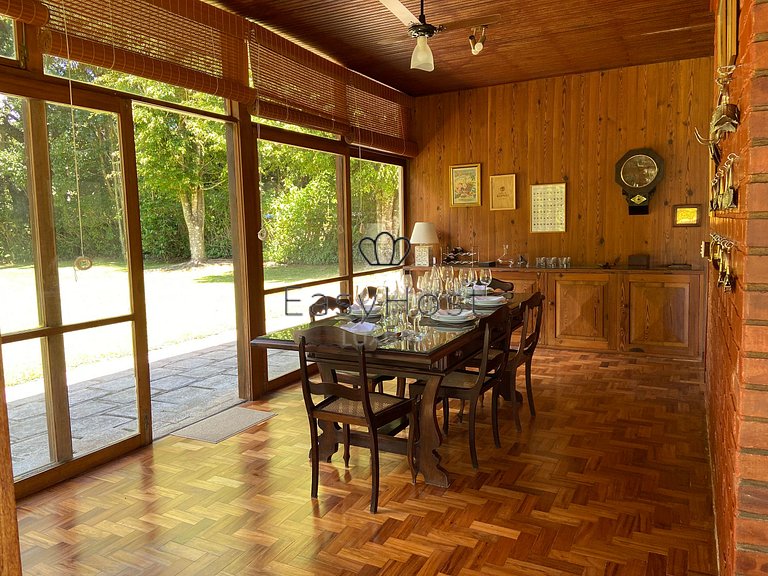 Alquiler de casa en Petrópolis con piscina y sauna