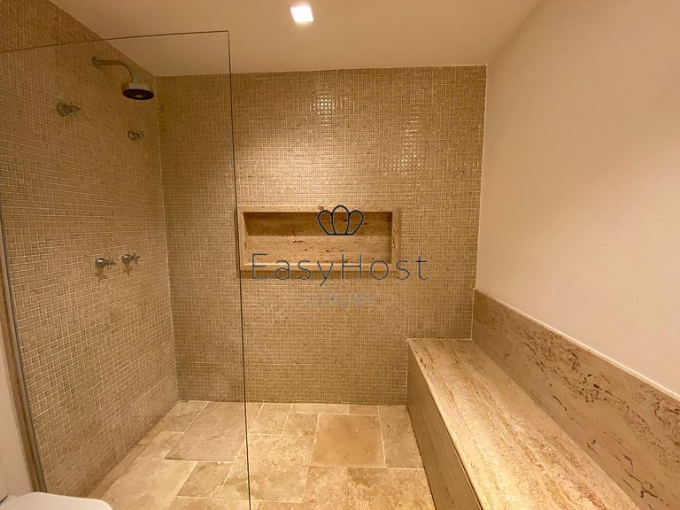 Aluguel de casa pé na areia com piscina e sauna