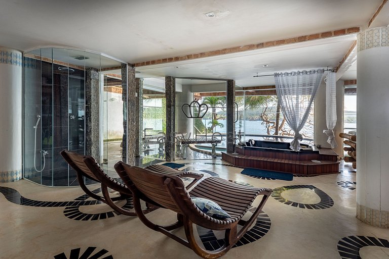 Casa para temporada pé na areia na Ferradura