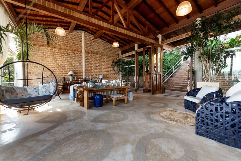 Casa para temporada pé na areia na Ferradura