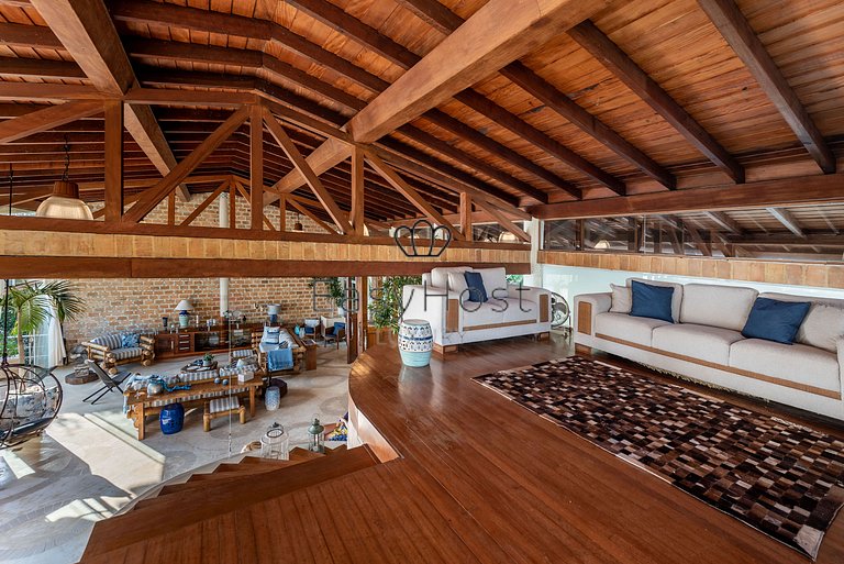 Casa para temporada pé na areia na Ferradura