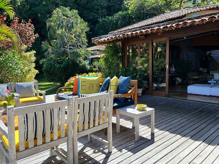 Beachfront house for sale in a gated an idyllic beach.