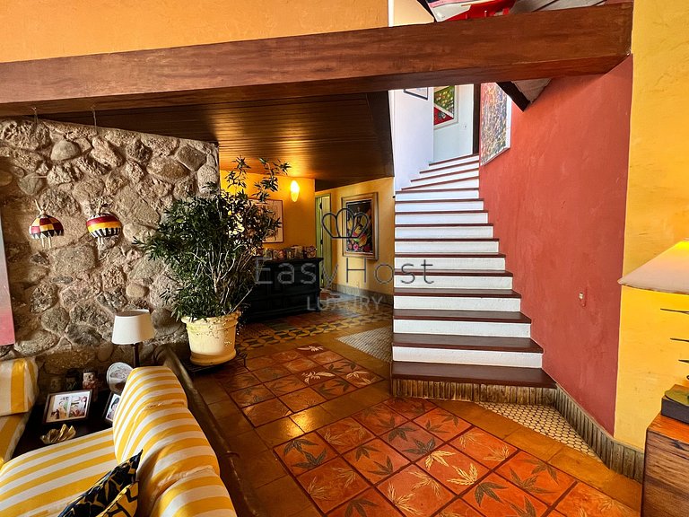 Beachfront house for sale in a gated an idyllic beach.