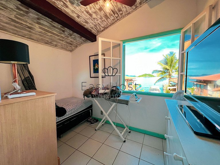 Casa à venda pé na areia, condomínio com praia paradisíaca