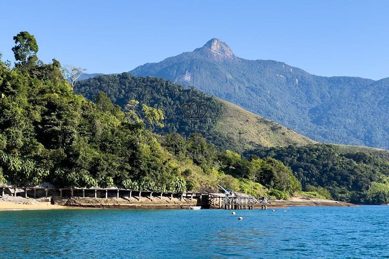Casa de luxo pé na areia à venda Angra dos Reis frente mar