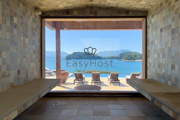 Casa de luxo pé na areia à venda Angra dos Reis frente mar