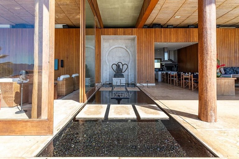 Casa de luxo pé na areia à venda Angra dos Reis frente mar