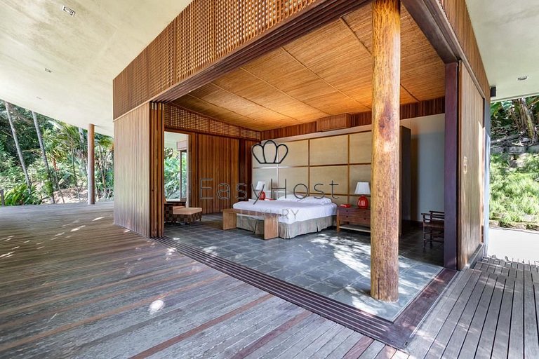 Casa de luxo pé na areia à venda Angra dos Reis frente mar