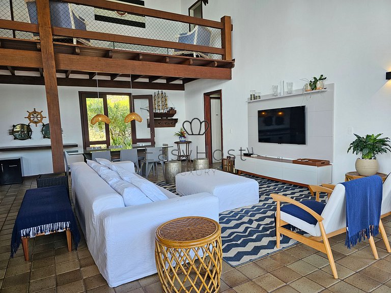 Vacation rental house on the beach in Angra dos Reis, beachf