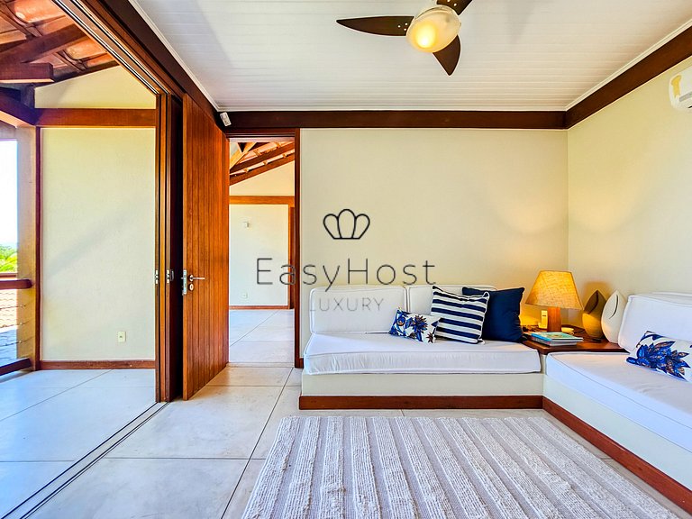 Casa para temporada em Angra com piscina pé na areia e sauna