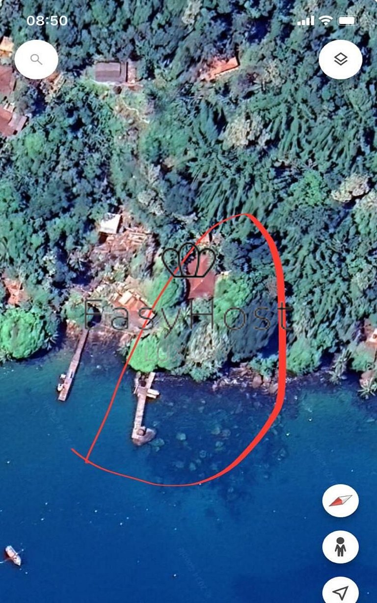 Casa à venda em Ilha Grande beira mar com deck amplo terreno