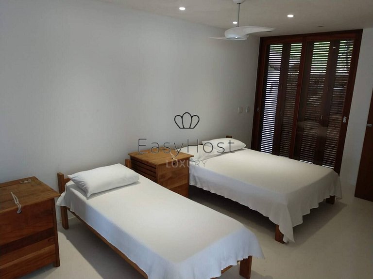 Casa Espetacular Pé na Areia em Ilha Privativa