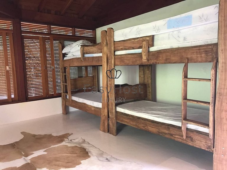 Casa Espetacular Pé na Areia em Ilha Privativa