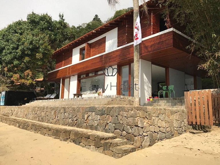 Casa Espetacular Pé na Areia em Ilha Privativa