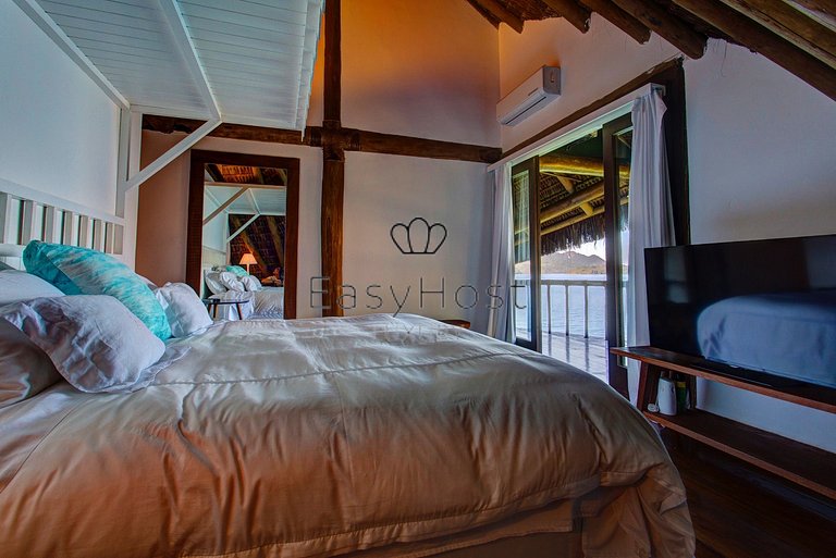 Private Island in Angra – Villa with 5 Suites, Pier, Beach a