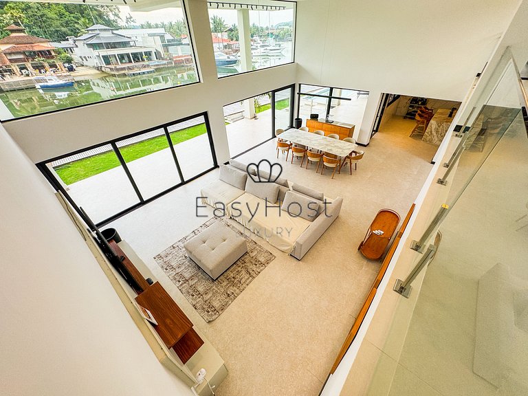 Casa con 57m de frente al canal en Porto Bracuhy, Angra dos