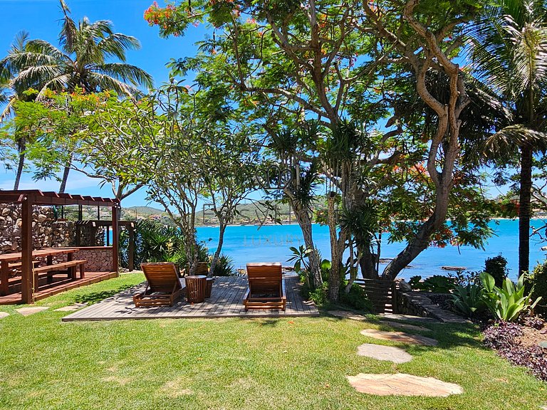 Casa frente al mar para alquiler vacacional en Búzios.