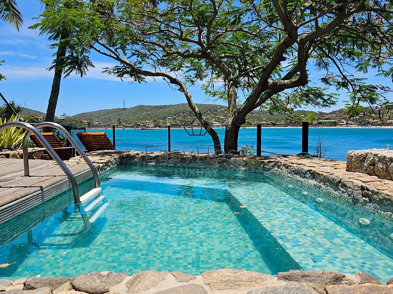 Casa frente al mar para alquiler vacacional en Búzios.