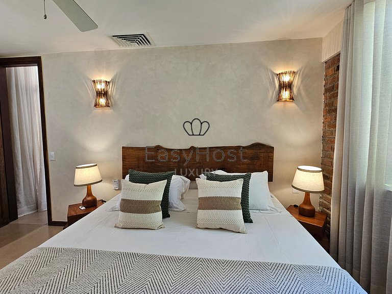 Casa pé na areia para aluguel por temporada em Búzios