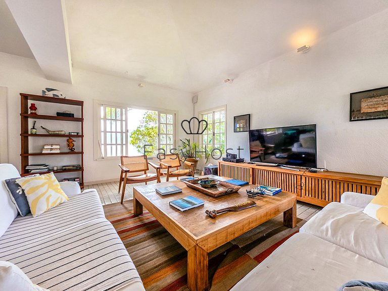 Casa pé na areia em Mangaratiba com praia privativa - ANGV36