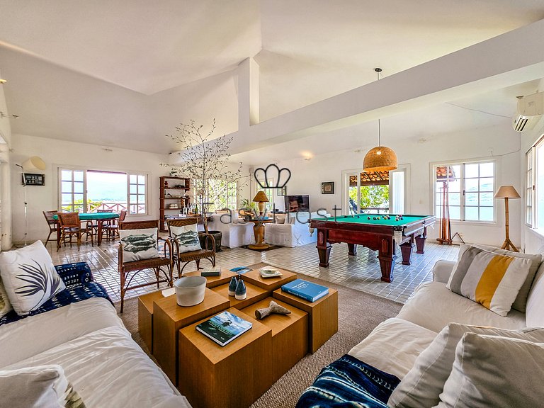 Aluguel por temporada de casa pé na areia em Mangaratiba com