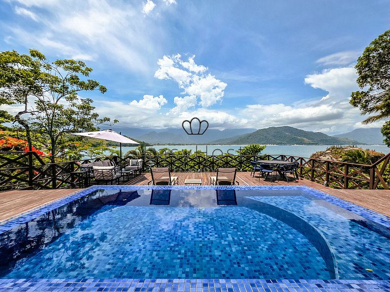 Aluguel por temporada de casa pé na areia em Mangaratiba com