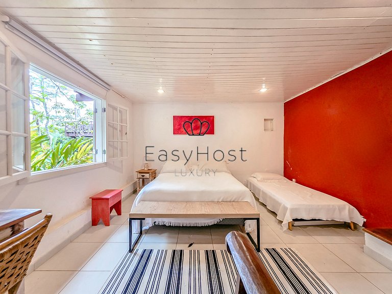 Casa pé na areia em Mangaratiba com praia privativa - ANGV36