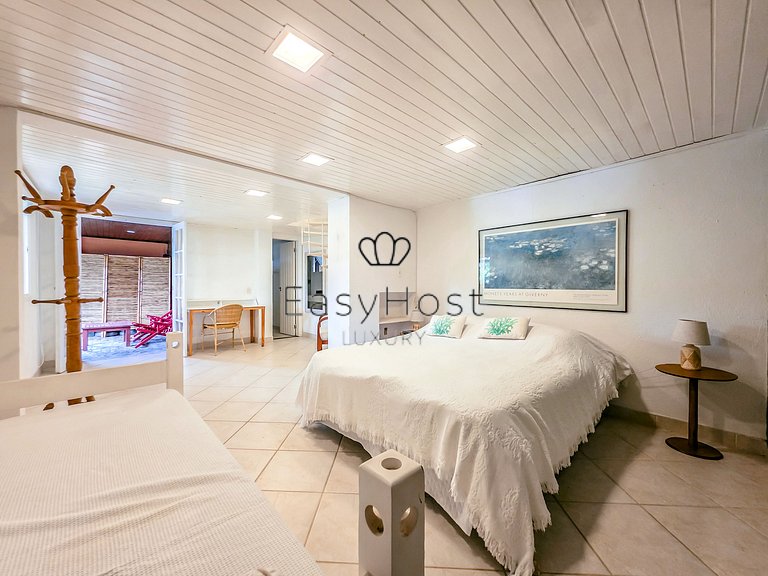 Aluguel por temporada de casa pé na areia em Mangaratiba com