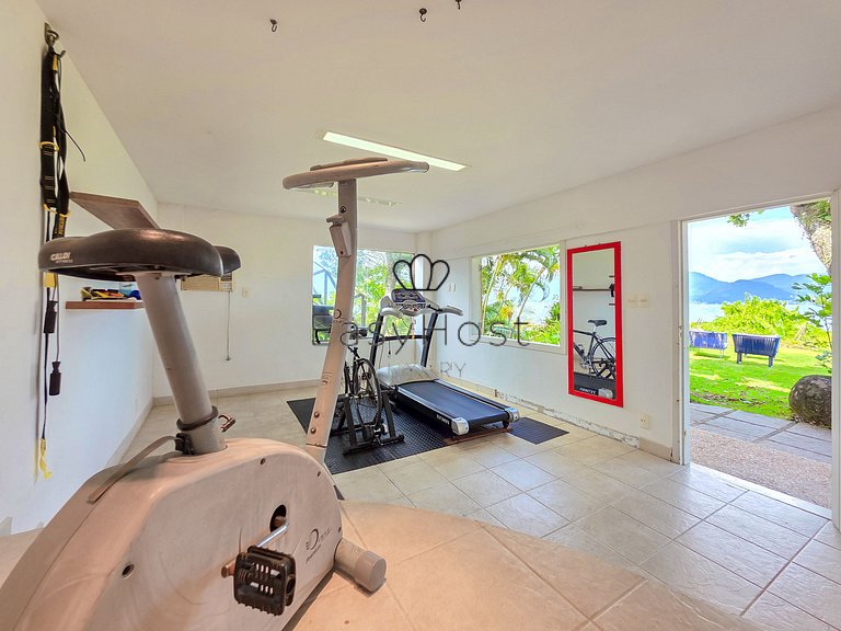 Casa pé na areia em Mangaratiba com praia privativa - ANGV36