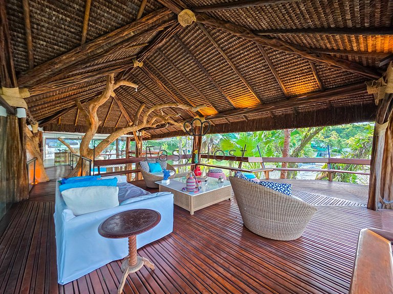 Alquile de casa en la arena con piscina y sauna