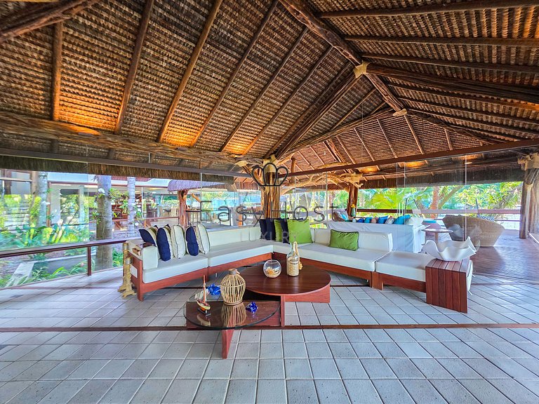 Beachfront house for rent with pool and sauna