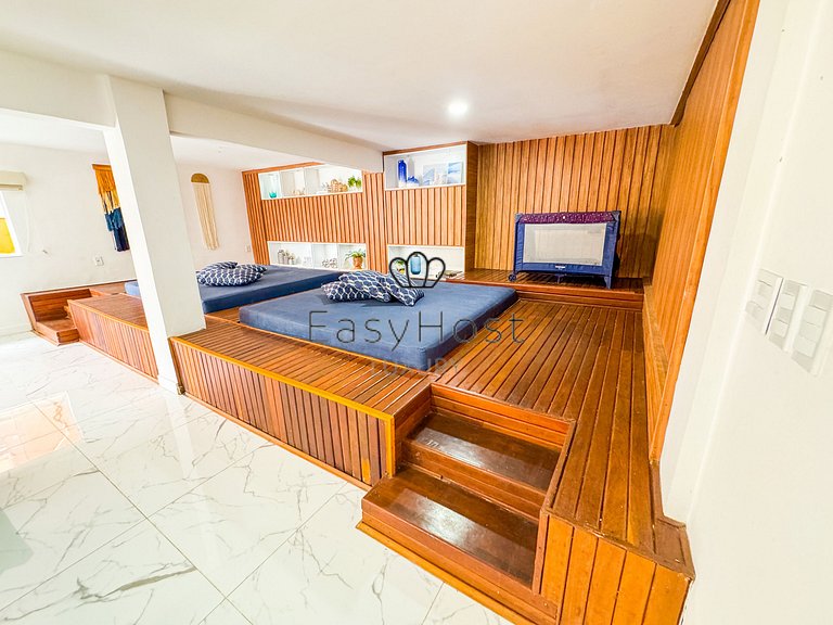 Linda casa com vista panorâmica para o mar