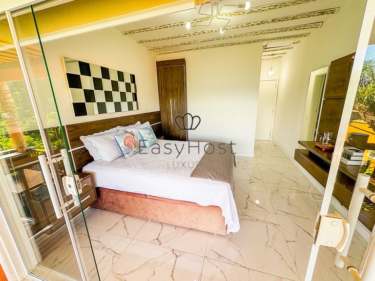 Linda casa com vista panorâmica para o mar