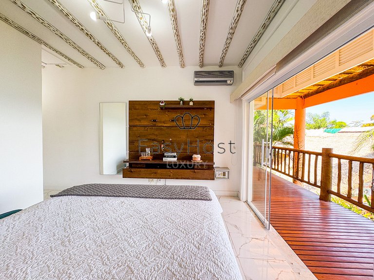Linda casa com vista panorâmica para o mar