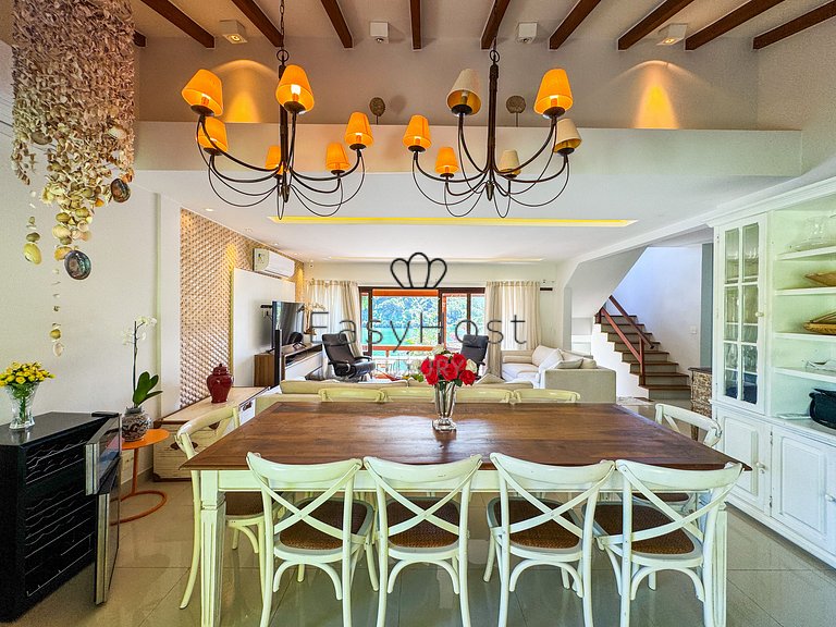 Casa beira mar com estrutura nautica - ANGV037