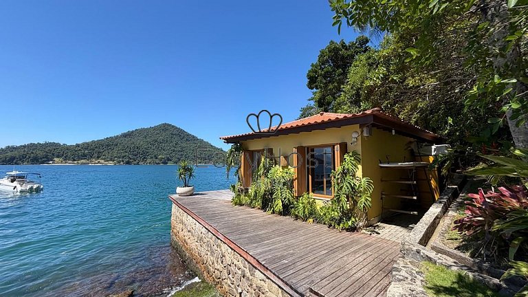 Casa espetacular pé na areia com praia e deck privativos - A