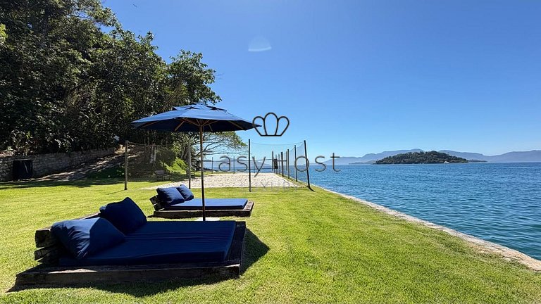 Casa espetacular pé na areia com praia e deck privativos - A