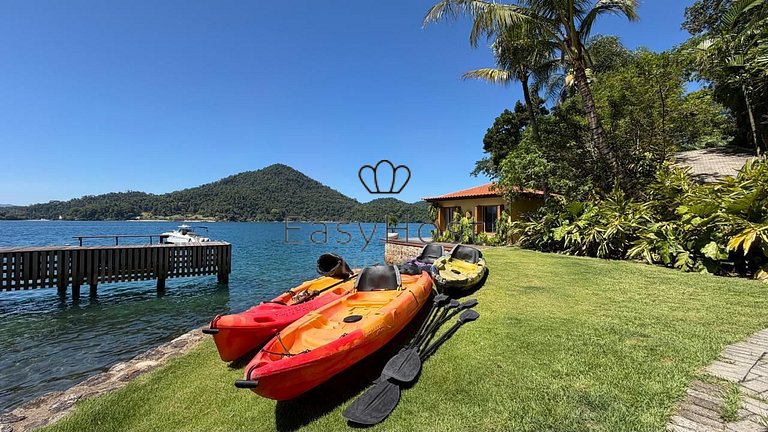 Casa espetacular pé na areia com praia e deck privativos - A