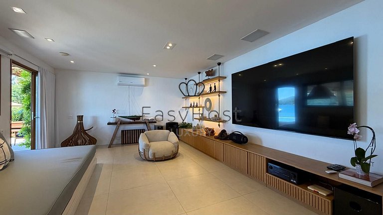 Casa espetacular pé na areia com praia e deck privativos - A