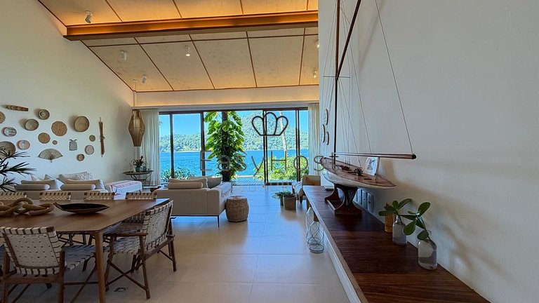 Casa espetacular pé na areia com praia e deck privativos - A
