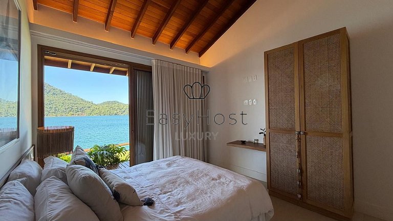 Casa espetacular pé na areia com praia e deck privativos - A