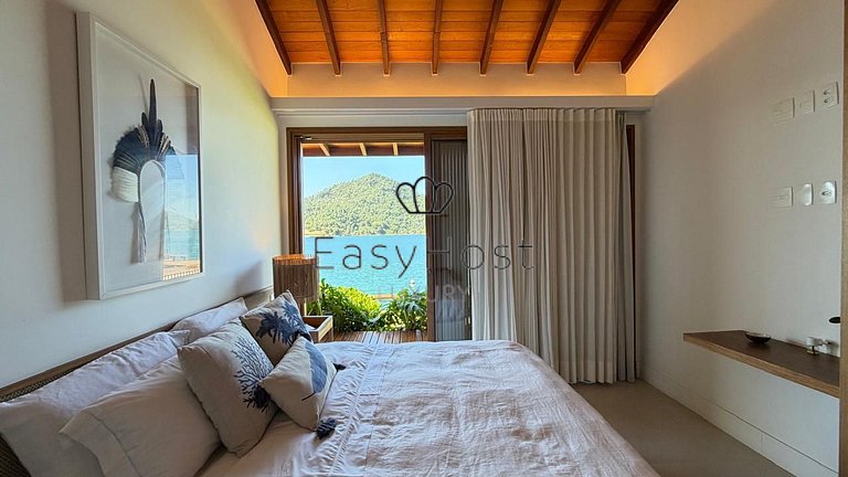 Casa espetacular pé na areia com praia e deck privativos - A