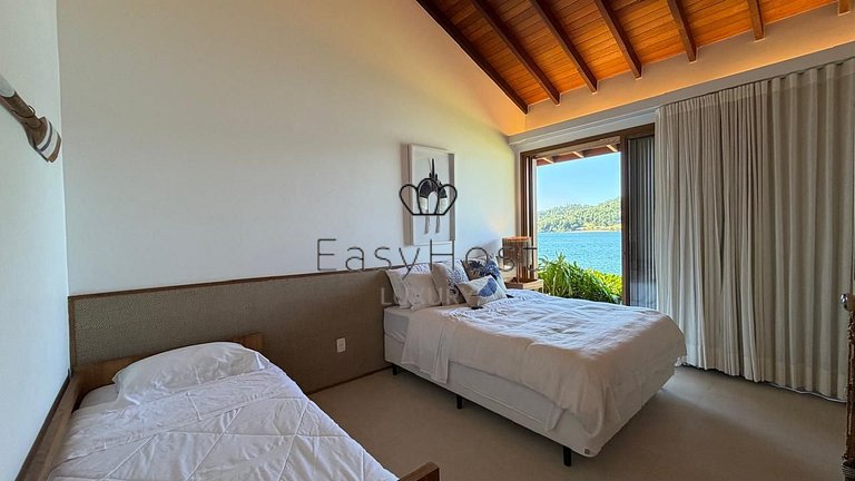 Casa espetacular pé na areia com praia e deck privativos - A