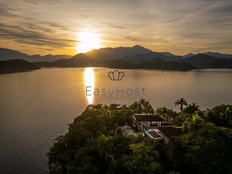 Aluguel de ilha luxuosa em Angra dos Reis