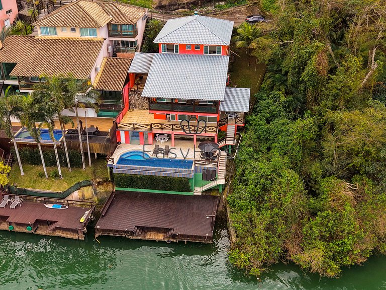 Casa com vista deslumbrante para o mar e Ilha de Caras
