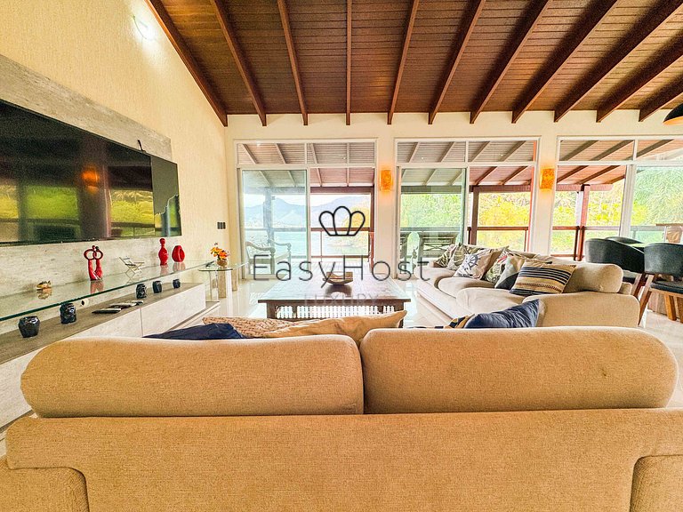 Casa com vista deslumbrante para o mar e Ilha de Caras