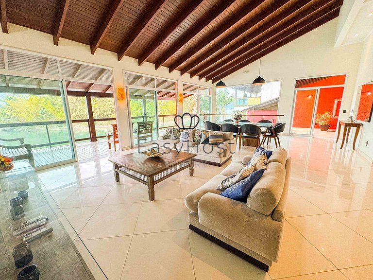 Casa com vista deslumbrante para o mar e Ilha de Caras