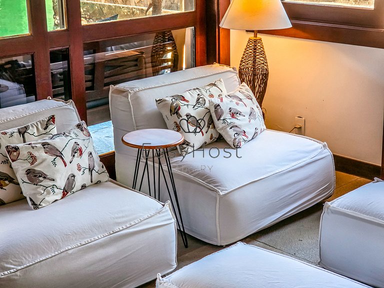 Casa para temporada em Angra dos Reis com piscina vista mar