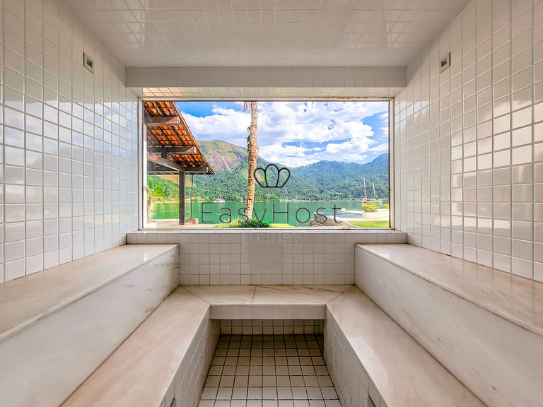Casa para temporada em Angra dos Reis com piscina vista mar